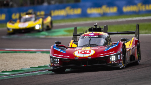 Ferrari in charge and on a charge at Imola
